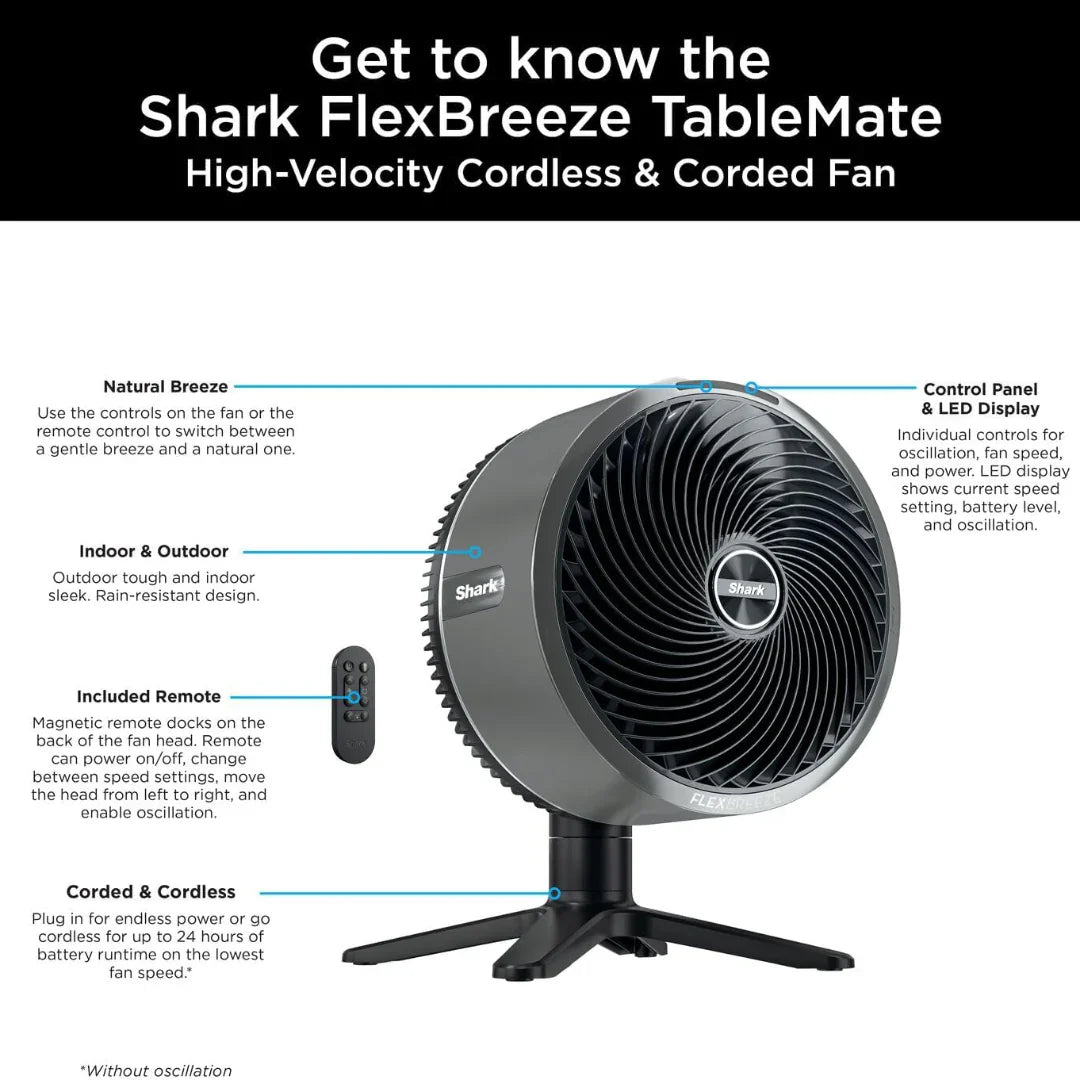 Shark FlexBreeze Tablemate Fan