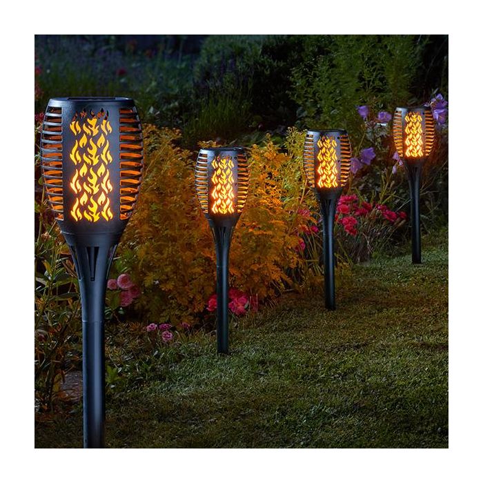 Smart Solar Flame Torch x18