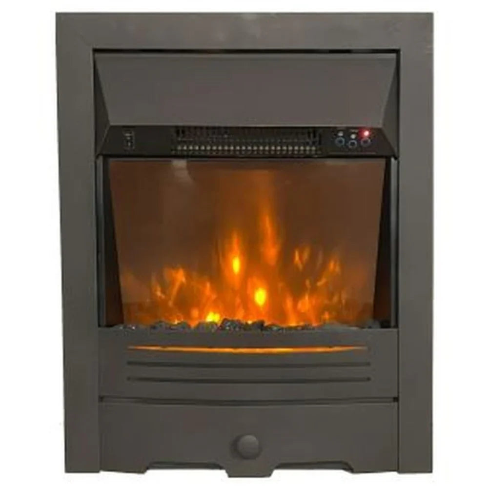 Heat Design 16in Electric insert fire Black - 1.9Kw