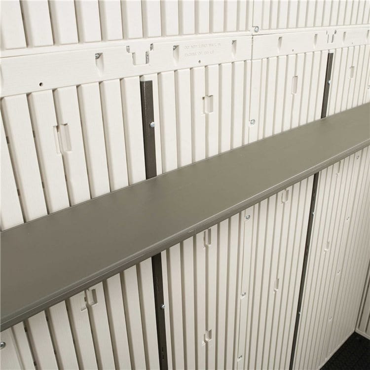 Lifetime 8 x 10 Special Edition Heavy-Duty Apex Plastic Shed