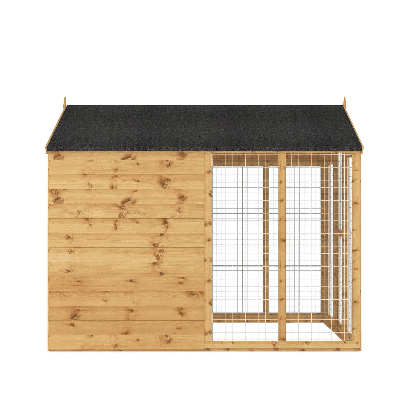 Mercia 8 x 6 Staffordshire Apex Dog Kennel & Run