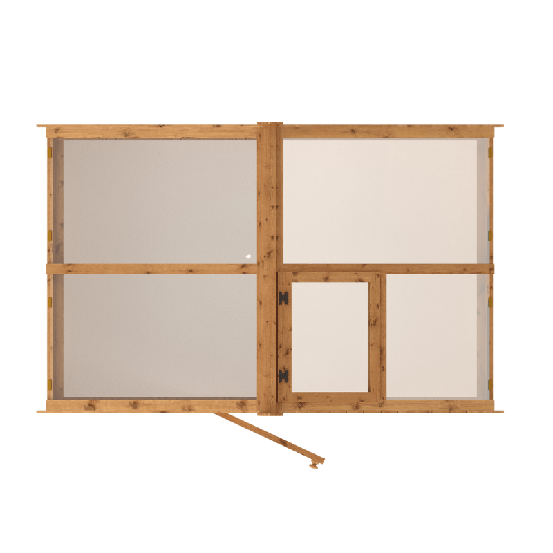 Mercia 6 x 4 Evesham Traditional Wooden Greenhouse