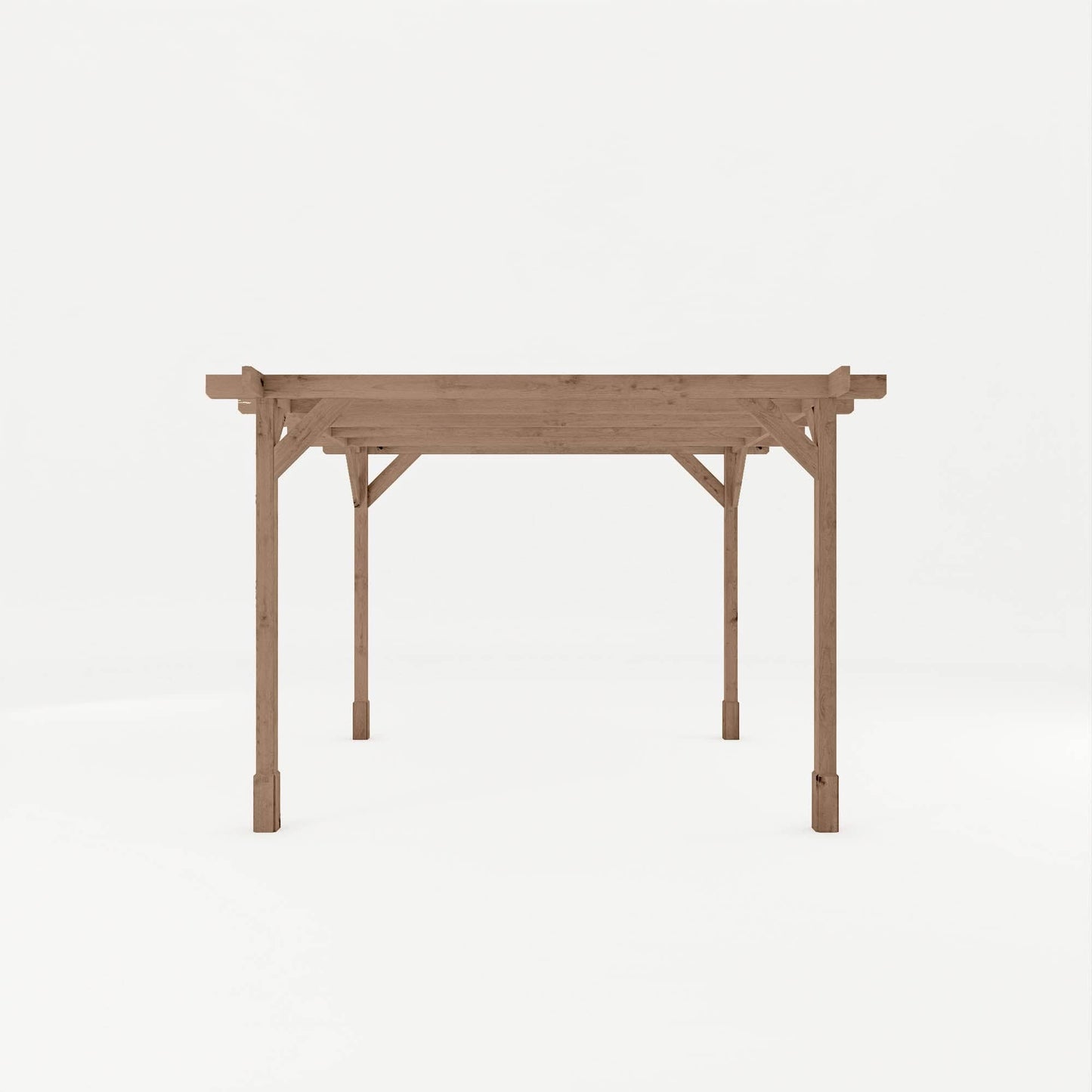 Mercia 10 x 10 (3.0m x 3.0m) Traditional Pressure Treated Wooden Pergola