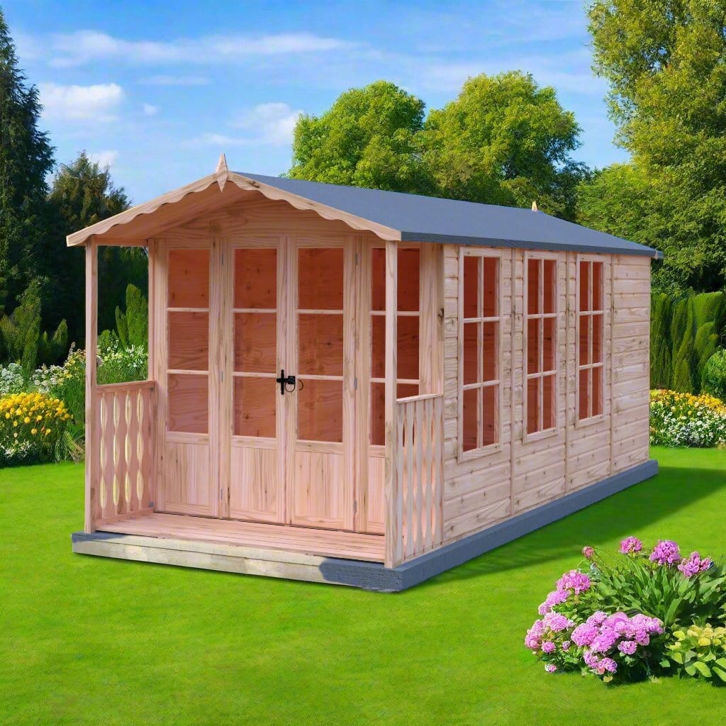 Shire Westminster Summerhouse 13x7 with Veranda