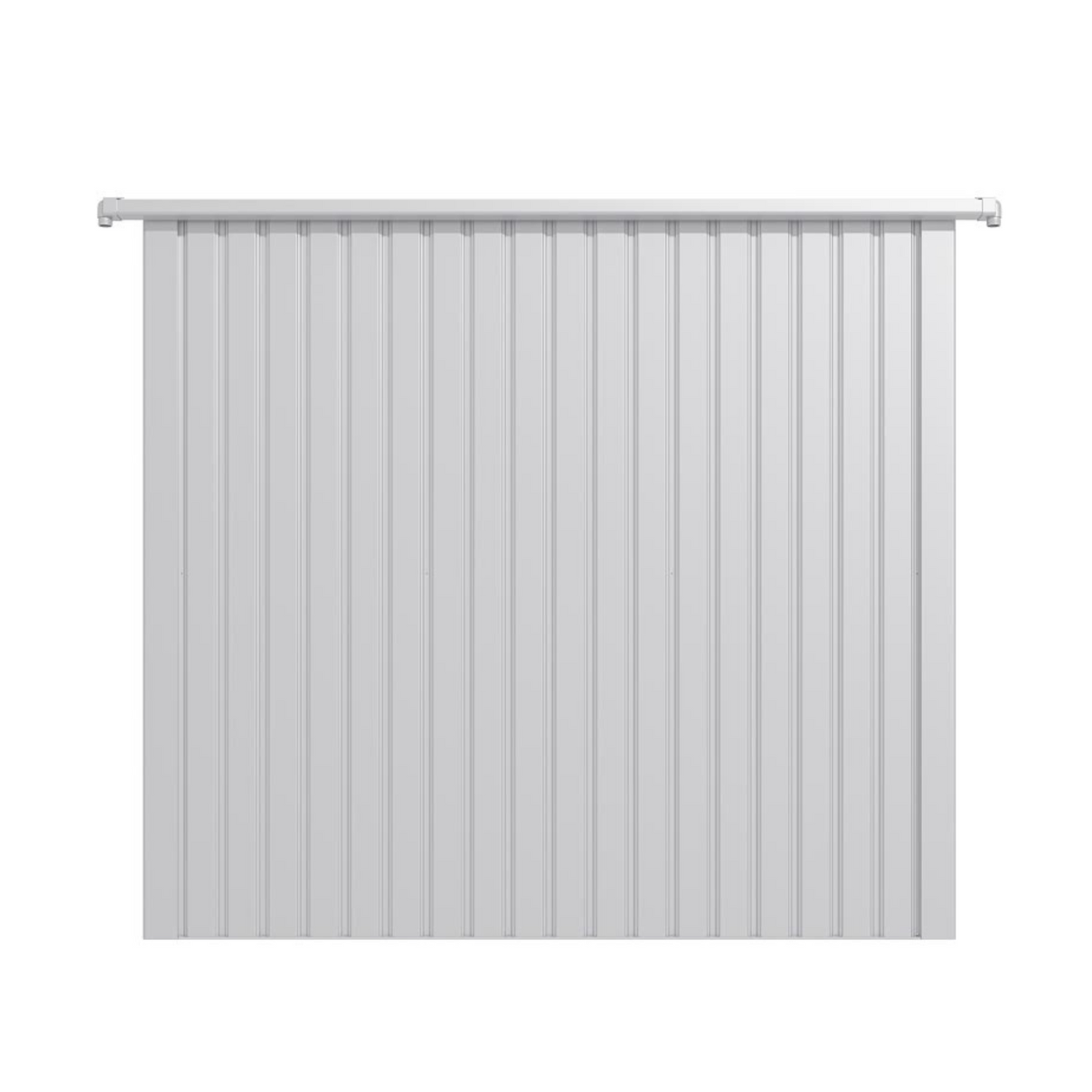 Lotus Minos 7 x 6 Pent Aluminium Metal Shed - White