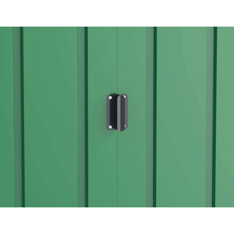 Sapphire 8ft x 8ft Apex Metal Shed - Green