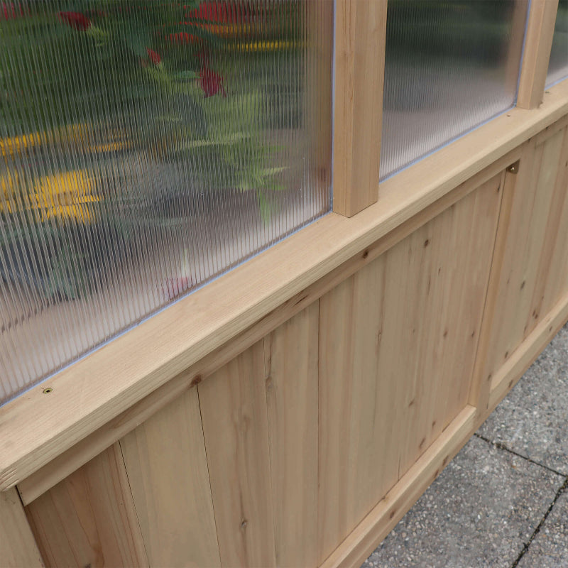 Yardistry 8ft x 9.7ft (2.4m x 2.9m) Meridian Greenhouse