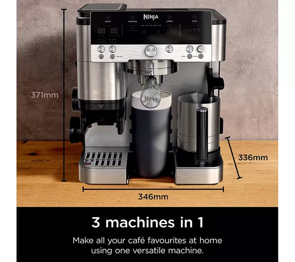 Ninja Luxe Cafe Premier Series Bean to Cup Coffee Machine