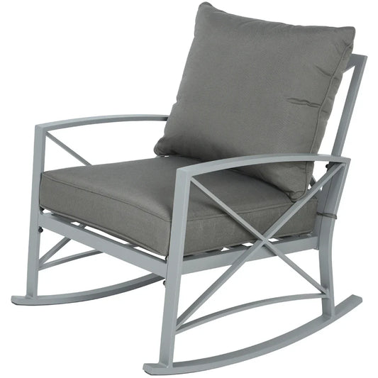 Kaemingk Peru Aluminium Rocking Garden Chair