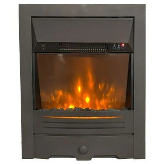 Heat Design 16in Electric insert fire Black - 1.9Kw