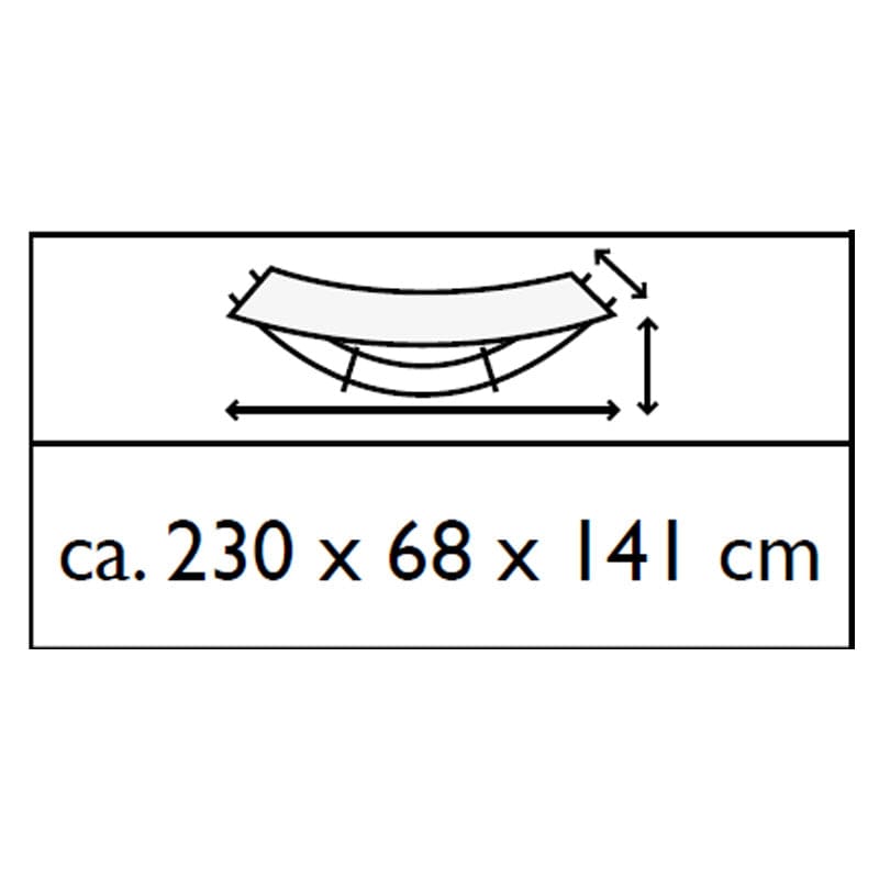 Amazonas Lounge Bed - Anthracite