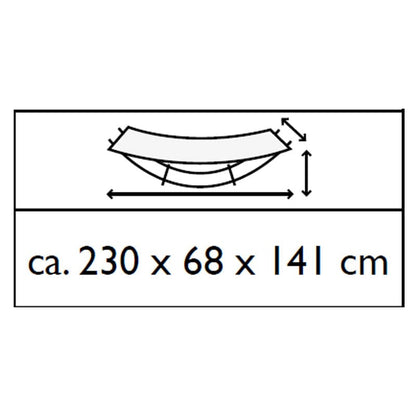 Amazonas Lounge Bed - Anthracite