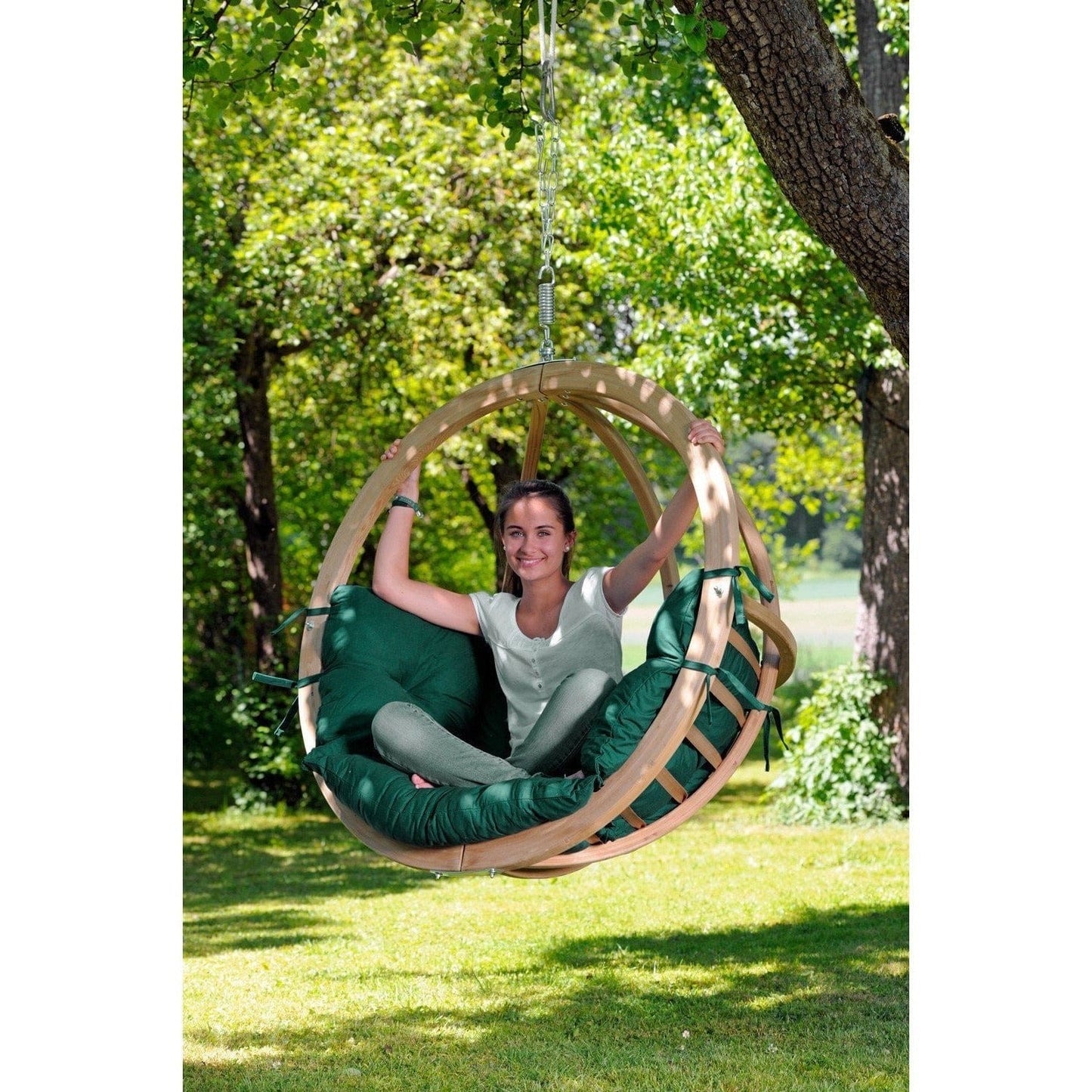 Amazonas Globo Single Verde Hanging Chair - (Weatherproof)