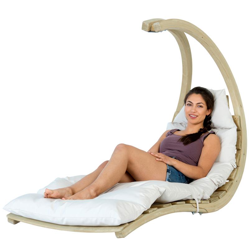 Amazonas Swing Lounger Creme Set