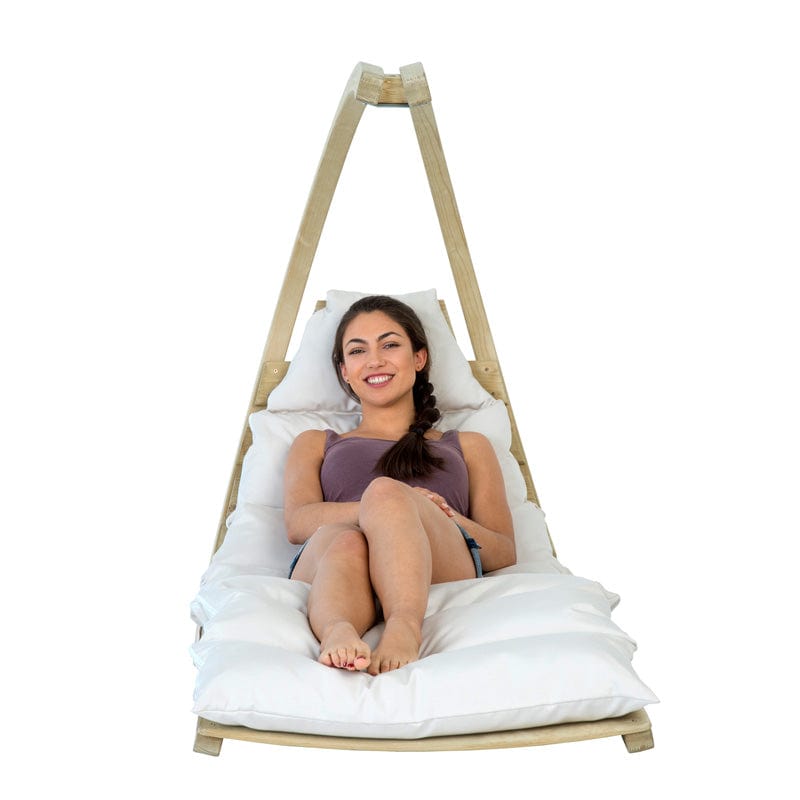 Amazonas Swing Lounger Creme Set