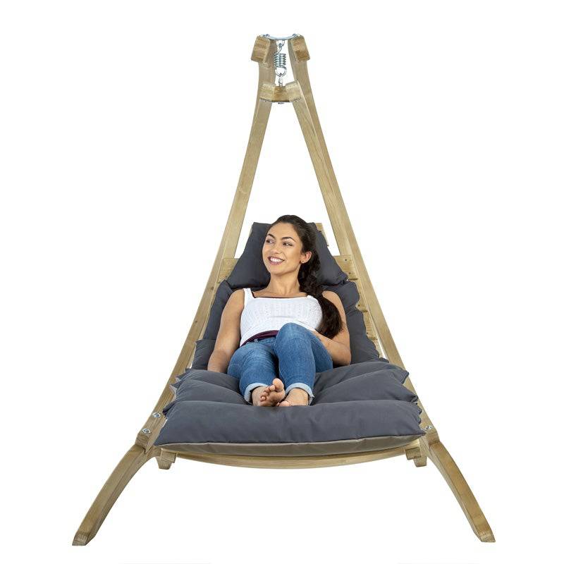 Amazonas Swing Lounger Grey Set