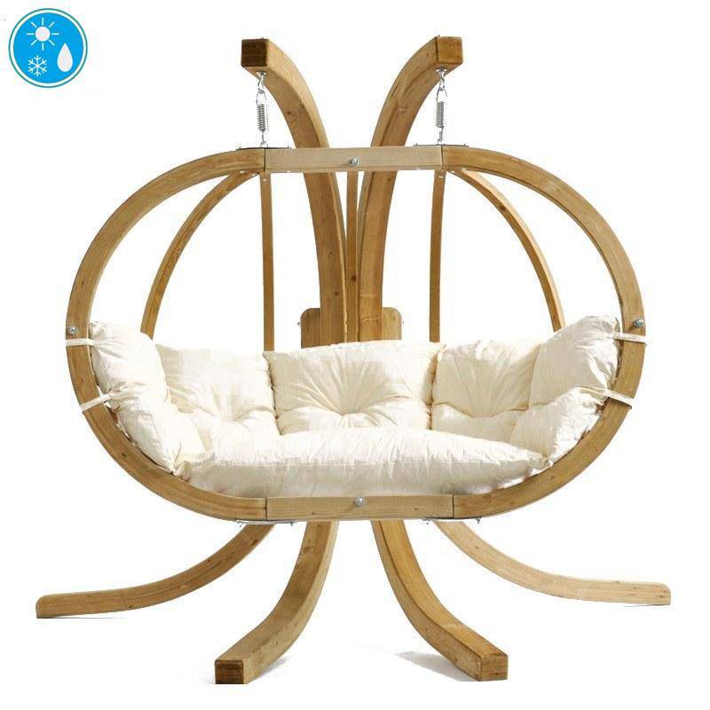 Globo Royal Double Seater Hanging Chair Set