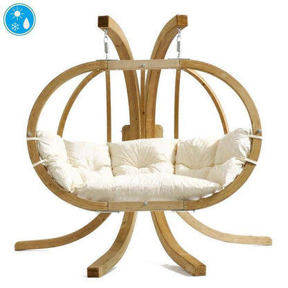 Globo Royal Double Seater Hanging Chair Set