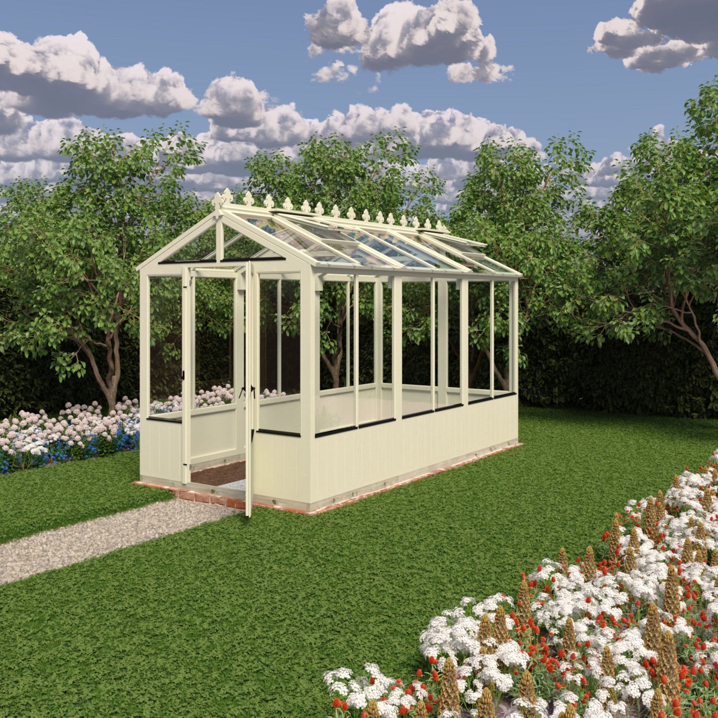 Shire Holkham 6 x 12 Wooden Greenhouse