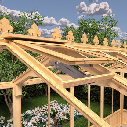 Shire Holkham 6 x 12 Wooden Greenhouse