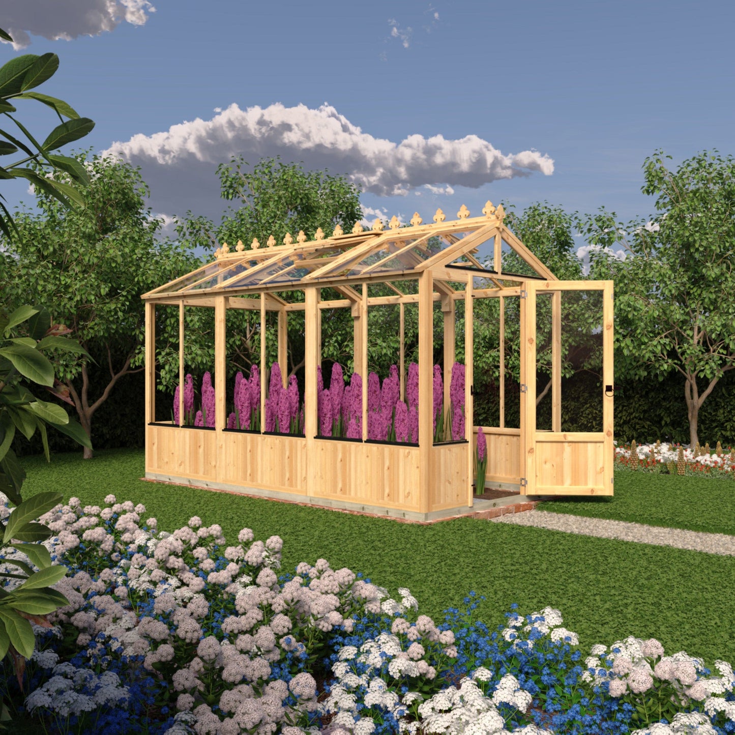 Shire Holkham 6 x 12 Wooden Greenhouse