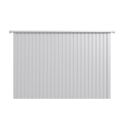 Lotus Minos 9 x 8 Pent Aluminium Metal Shed - White