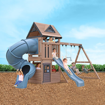 Mountain Peak Wooden Climbing Frame