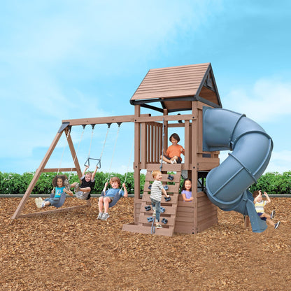 Mountain Peak Wooden Climbing Frame