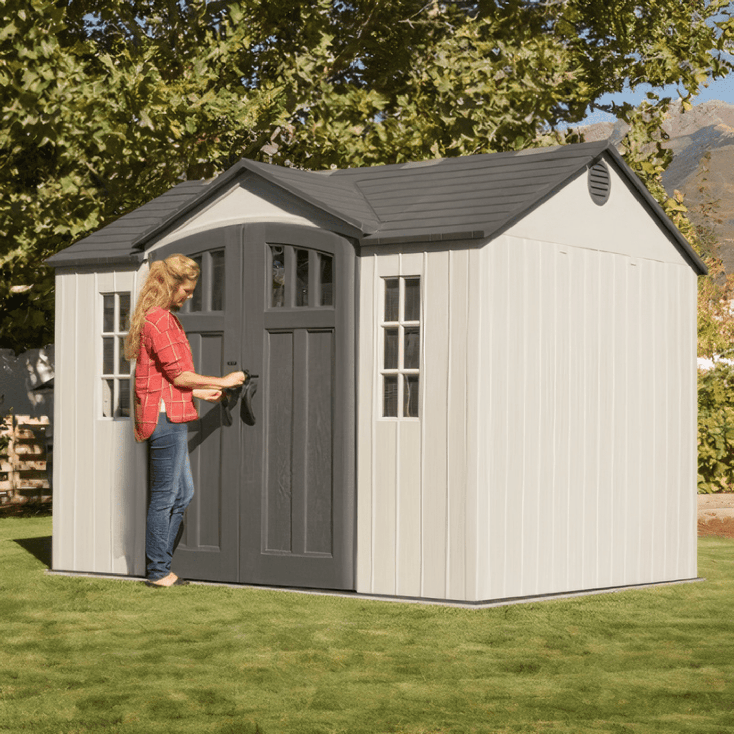 Lifetime 10x8ft Heavy Duty Plastic Shed