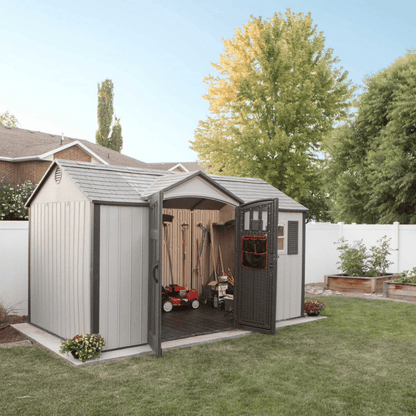Lifetime 12.5x8 Heavy Duty Plastic Garden Shed