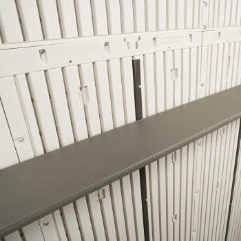 Lifetime 8 x 7.5 Plastic Shed Complete with Accessories (Special Edition)