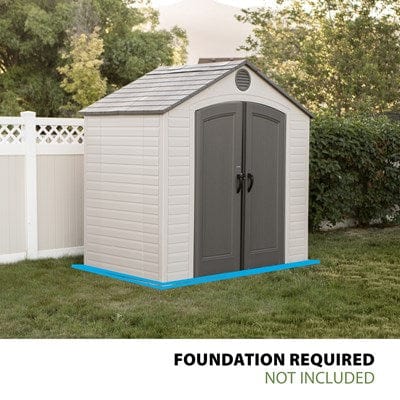 Lifetime 8x5ft Heavy Duty Plastic Garden Shed
