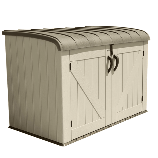 Lifetime 6x3.5ft Heavy Duty Horizontal Storage Plastic Shed