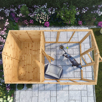 Mercia 10 x 6 Staffordshire Apex Dog Kennel & Run