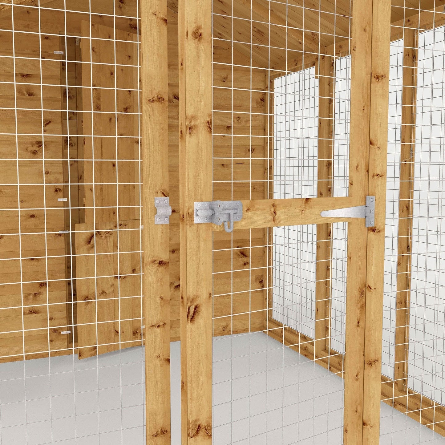 Mercia 10 x 6 Staffordshire Apex Dog Kennel & Run