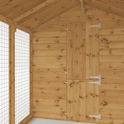 Mercia 10 x 6 Staffordshire Apex Dog Kennel & Run