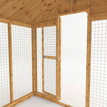 Mercia 10 x 6 Staffordshire Apex Dog Kennel & Run