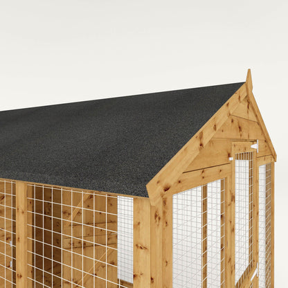 Mercia 10 x 6 Staffordshire Apex Dog Kennel & Run