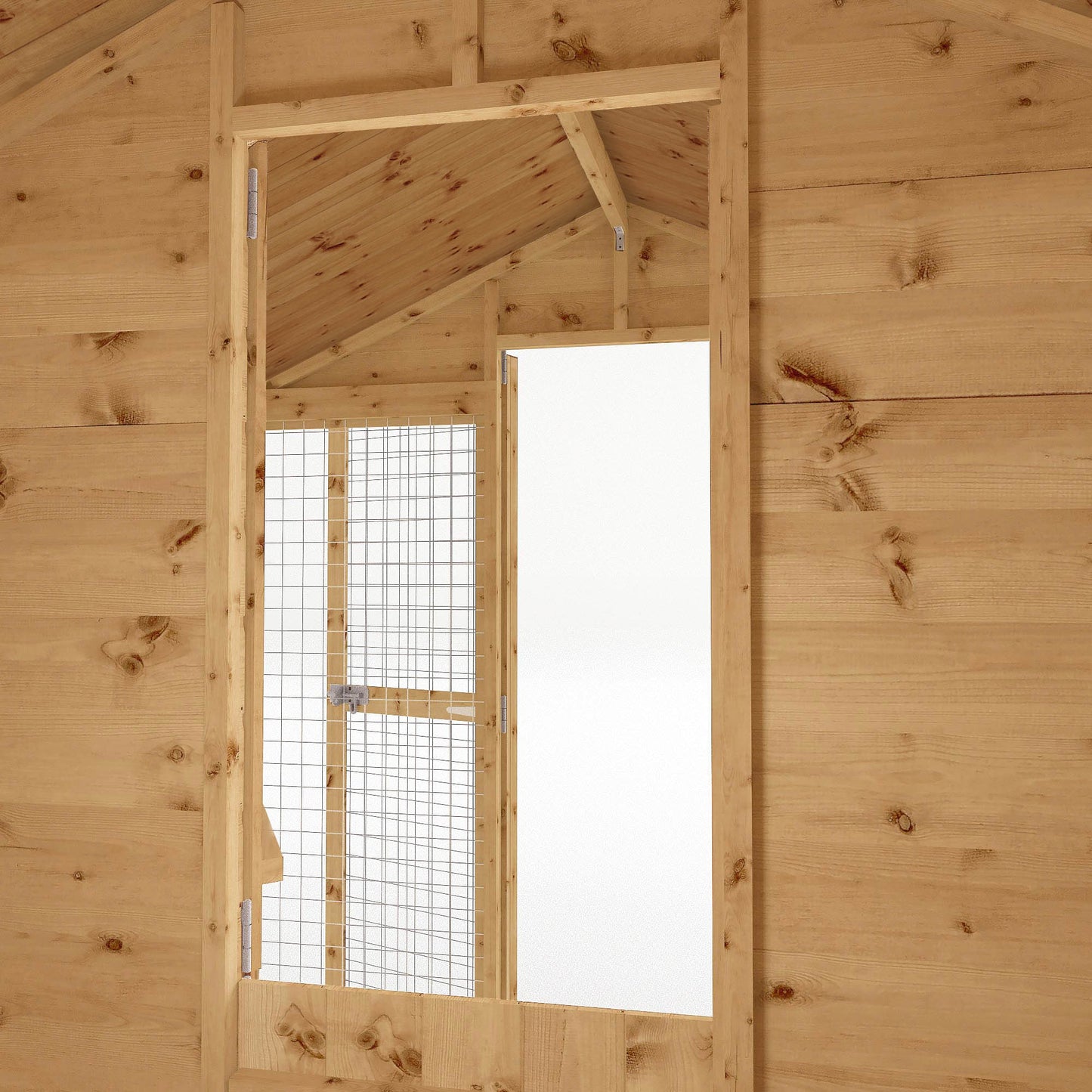 Mercia 8 x 6 Staffordshire Apex Dog Kennel & Run