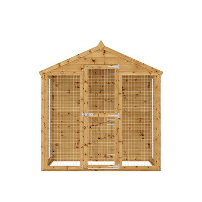 Mercia 8 x 6 Staffordshire Apex Dog Kennel & Run