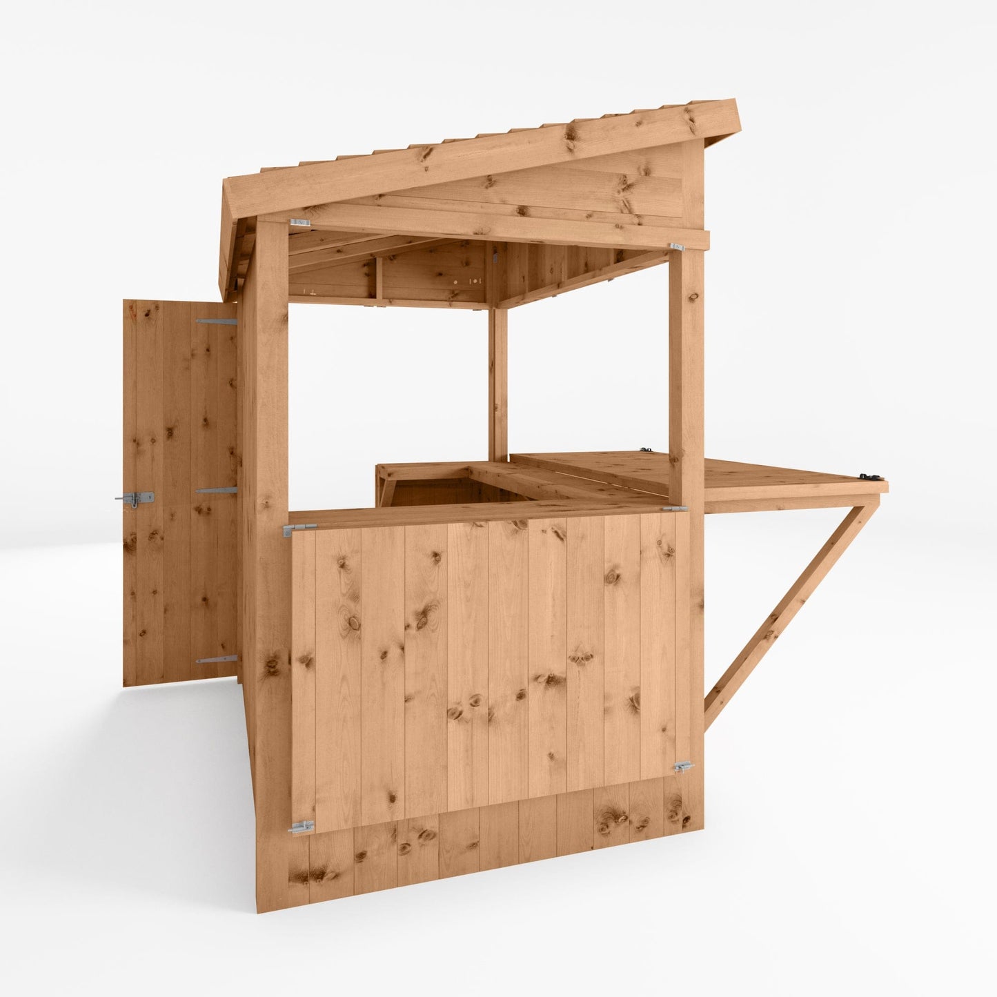 Mercia 6 x 4 Premium Pressure Treated Garden Bar With Shutters