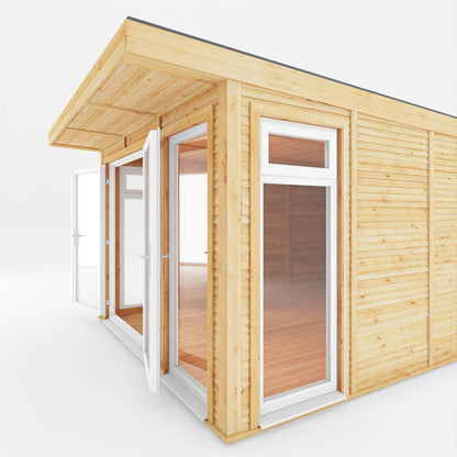 Mercia 3m x 4m The Edwinstowe Insulated Garden Room with White UPVC