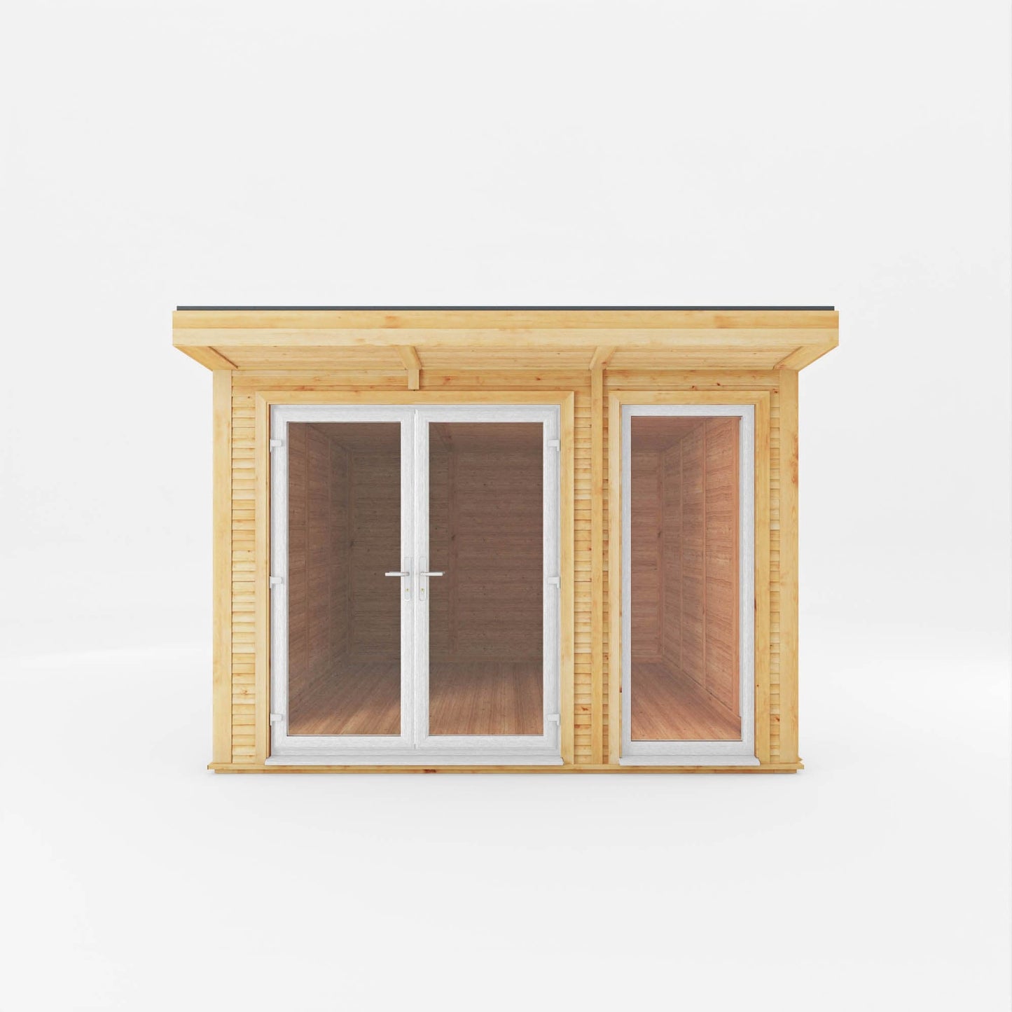 Mercia 3m x 4m The Edwinstowe Insulated Garden Room with White UPVC