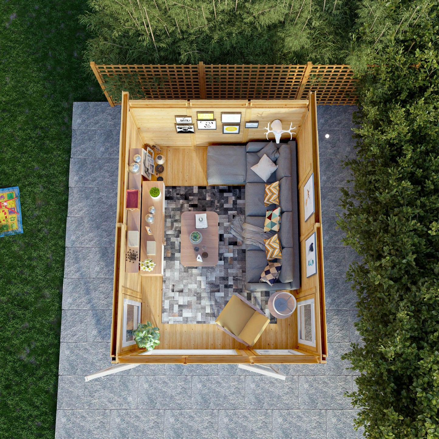 Mercia 3m x 4m The Edwinstowe Insulated Garden Room with White UPVC