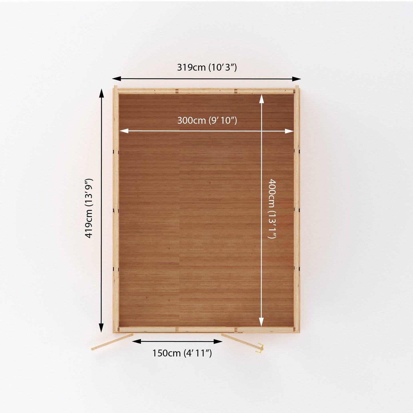 Mercia Sherwood Edwinstowe 3m x 4m Insulated Garden Room