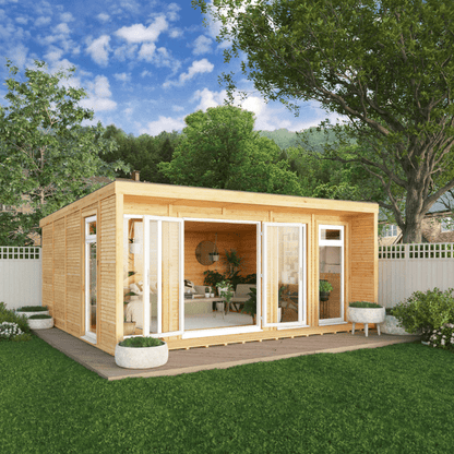 Mercia The Creswell 5m x 4m Insulated Garden Room with White UPVC
