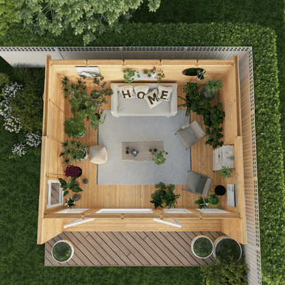 Mercia The Creswell 5m x 4m Insulated Garden Room with White UPVC