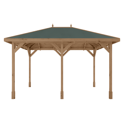 Mercia 10 x 13 (3m x 4m) Pressure Treated Traditional Gazebo