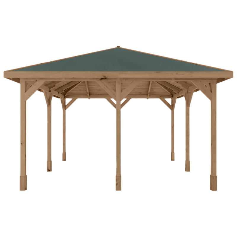 Mercia 13 x 13 (4m x 4m) Pressure Treated Traditional Gazebo