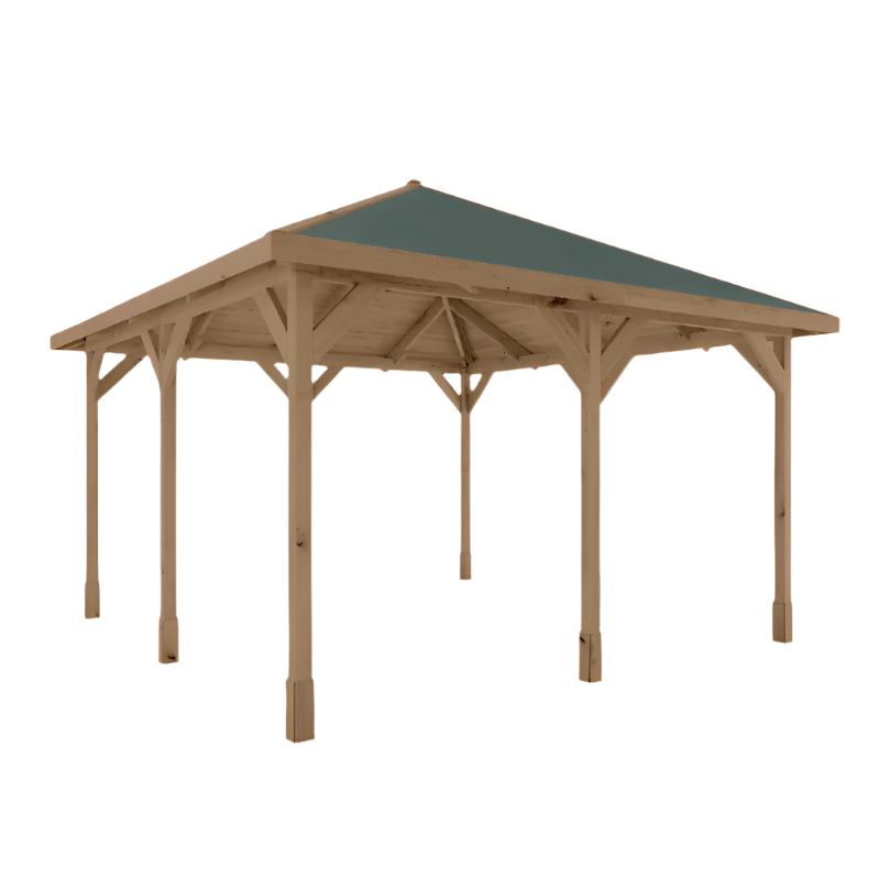 Mercia 13 x 13 (4m x 4m) Pressure Treated Traditional Gazebo